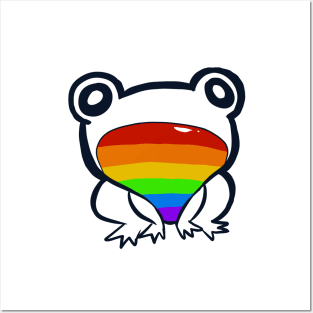 Pride Frog Posters and Art